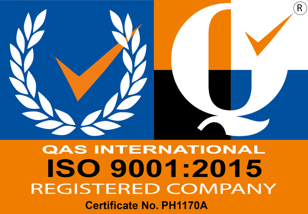 ISO 9001:2015 Certification for Footer